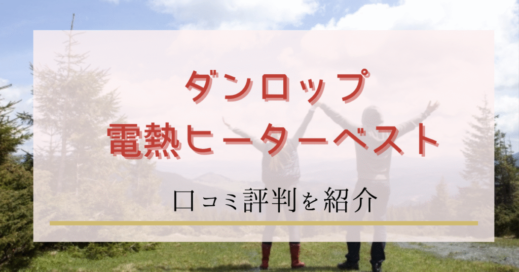 ダンロップ電熱ヒーターベストの口コミ評判！バッテリー持ち・洗濯・使い心地まとめ