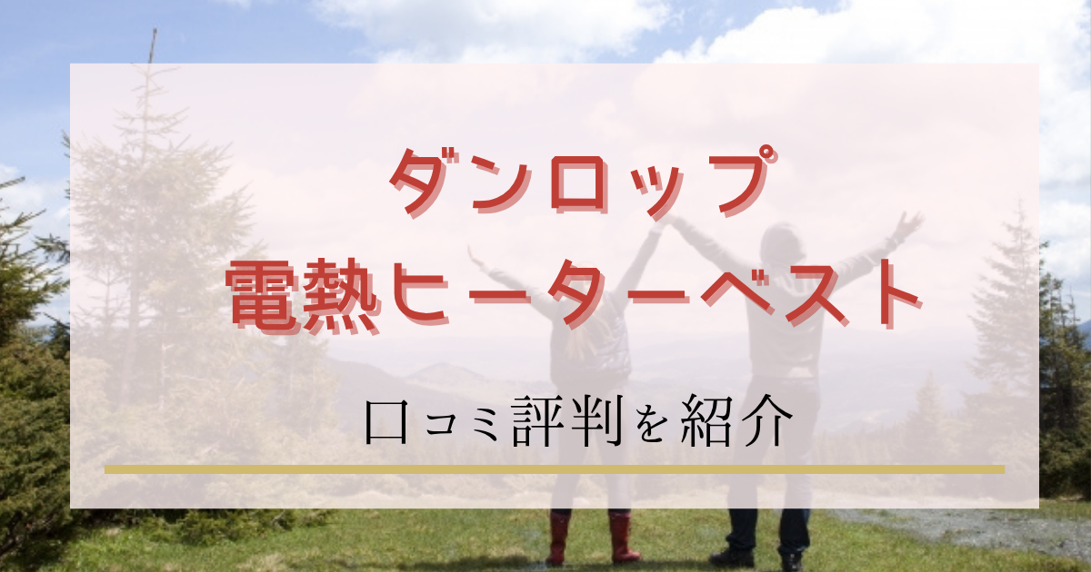 ダンロップ電熱ヒーターベストの口コミ評判！バッテリー持ち・洗濯・使い心地まとめ
