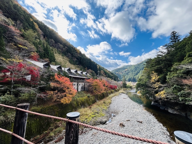 和歌山県龍神温泉の上御殿下御殿の老舗宿の違い