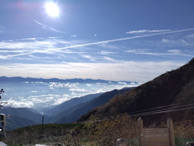 千畳敷カール 雲海